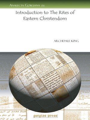 cover image of Introduction to the Rites of Eastern Christendom